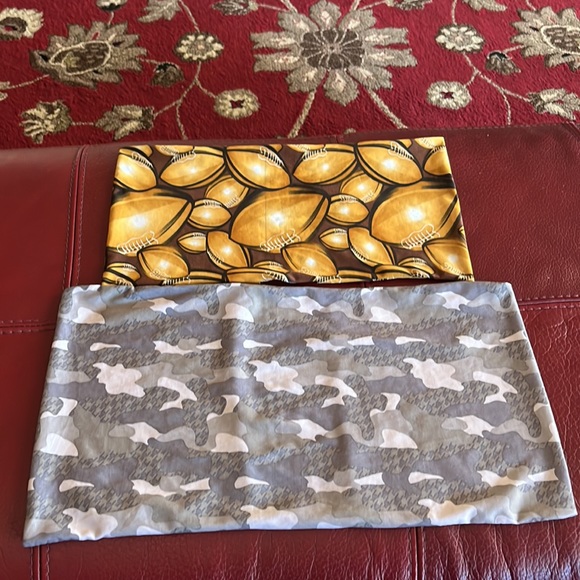 Textbook covers- camouflage and football - Picture 2 of 14